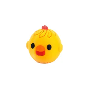 Cute yellow chick 3D printed stress relief spinning toy for sensory play and gifts