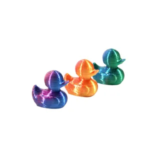 Figurines de canards mignons imprimées en 3D pour micro paysage et décoration créative