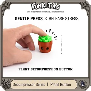 Jouet de décompression plante succulente imprimé en 3D pour bureau et détente