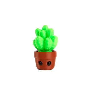 Jouet mignon en forme de plante succulente imprimé en 3D pour déco et anti-stress