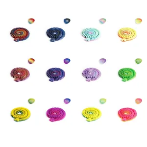 Twaalf levendige 3D-geprinte gelede slangornamenten voor bureaudecoratie en geschenken