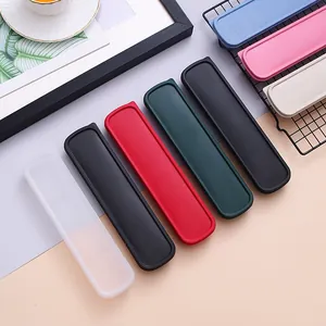 Colorful portable cutlery storage boxes for student spoon fork sets in multiple colors