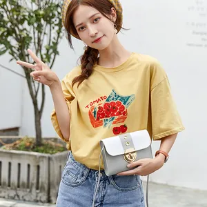 Stylish color-block small square crossbody bag for women with elegant metal lock
