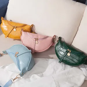 Women Fashion Stone Pattern PU Leather Saddle Bag Minimalist Crossbody Shoulder Bag Small Phone Pouch Bag For Daily Travel Casual