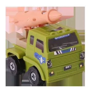 Militärgrüner Trägheits-Spielzeug-Raketenwagen für Kinder, Armee-Fahrzeugmodell-Geschenk
