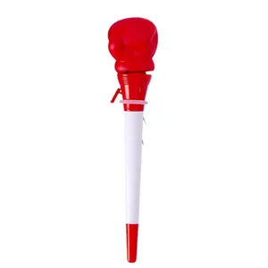Creative red boxing glove ballpoint pen with PU slow rebound stress relief design
