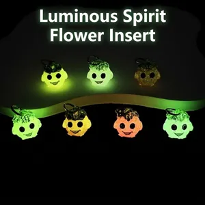 Piquets de jardin esprit de la forêt lumineux en résine pour décorations