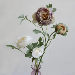 Artificial silk Persian Buttercup flowers for elegant home and wedding table decor