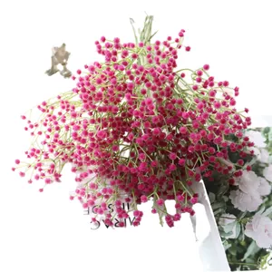 Bouquet di fiori di gipsofila artificiali rosa per la decorazione del matrimonio
