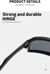 Macro detail of the reinforced durable hinge on matte black cycling sports sunglasses