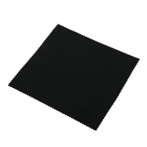 Panno in microfibra nera di alta qualità per la pulizia di occhiali e schermi