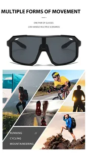 Large frame sports sunglasses for outdoor cycling, running and mountaineering activities