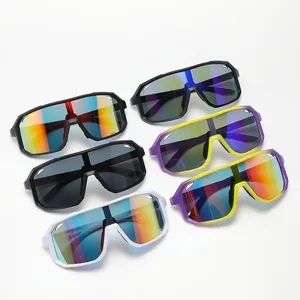 Collection of stylish large frame sports sunglasses for outdoor cycling