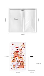Cute cartoon animal storage album with 50 inner pages for photocard collecting
