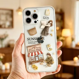 Autocollants PET vintage imperméables pour coque de téléphone et décoration de journal