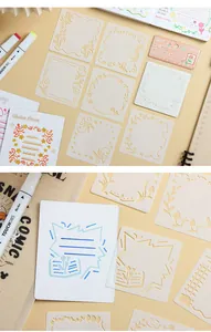 Cute PET hollow drawing stencils for bullet journals and scrapbooking decorations