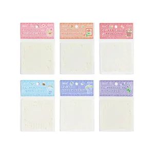 Set of 6 PET waterproof floral drawing templates for scrapbooking and creative DIY art projects.