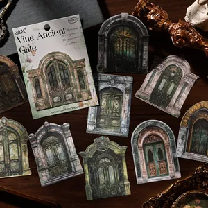 Βιντάζ γοτθικά αυτοκόλλητα πόρτας για scrapbooking