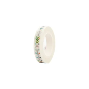 Nastro adesivo washi sottile con motivo floreale per scrapbooking e decorazioni 5mm