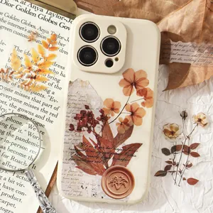 Vintage botanical PET waterproof stickers for scrapbooking and phone case DIY decor
