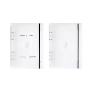 Minimalistische A5 fotokaartbinder met hartvormig venster voor polaroidopslag