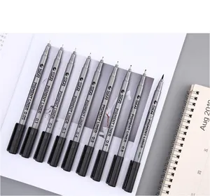 STA professional pigment liners set with assorted nib sizes from 0.05 to flexible Brush