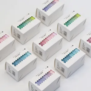 Regenbogen Gradient Washi Tape Set Candy Farbe Masking Tape Für DIY Scrapbooking Journaling Dekorative Schreibwaren Mehrere Rollen