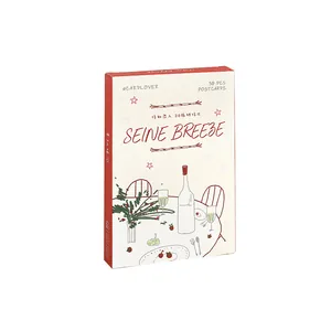 Coffret de 30 cartes postales artistiques Seine Breeze par Card Lover pour décoration