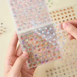Cute cartoon decorative stickers for scrapbooking, journaling and DIY crafts projects