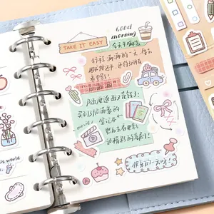 Korean style cute decorative stickers for scrapbooking and planner decoration