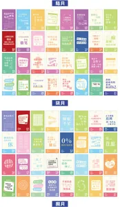 Detailed view of 2026 humorous daily desk calendar featuring colorful quote pages