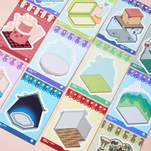 Interaktives 3D-Miniaturszenen-Stickerbuch für DIY-Scrapbooking und kreatives Spiel