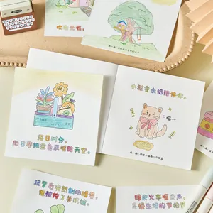 Cute mini doodle coloring book with healing illustrations and prompts for stress relief