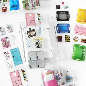 Decoratieve PET-stickertape set met levensscènes voor journal- en scrapbookdecoratie