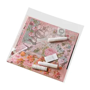 Kit de matériel DIY pour livre pop-up papillon 3D fait main pour cadeau créatif