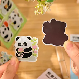 Leuke cartoon panda acryl koelkastmagneet met schattig ontwerp voor huisdecoratie