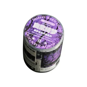 Decorative purple washi tape from the Misty Whisper series for DIY journaling and scrapbooking