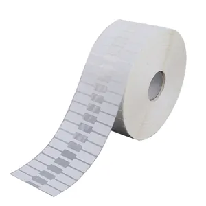 White Thermal Jewelry Price Tags Waterproof Synthetic Paper Barbell Labels For Rings Earrings Necklaces Retail Store Rolls
