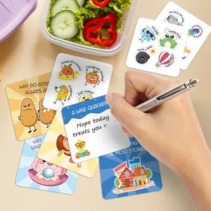 Set of 105 cute lunch box notes with puns and motivational quotes for kids encouragement