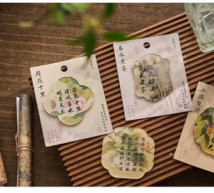 Gedetailleerd overzicht van acryl koelkastmagneten met Chinese kalligrafie op hout.