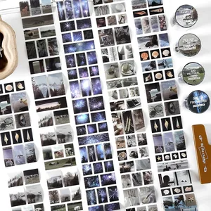 PET Die-cut Tape Inspiration Collection Vintage Photographic Scrapbooking Stickers For Journaling DIY Craft Decoration