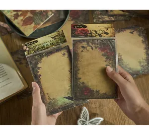 Vintage floral material paper packs for DIY scrapbooking