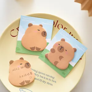 Simpatici post-it a forma di Capibara per forniture da ufficio e decorazioni diari