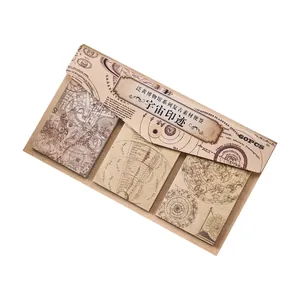 Vintage Museum Themen Scrapbooking Aufkleber und Notizblöcke mit Astronomie-Designs, 60 Blatt.