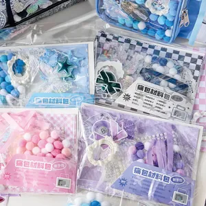 DIY Ita Bag Decorative Material Kit Dreamy Shop Series Ribbon Lace Adhesive Sticker Set For Hand Account Journal Supplies
