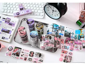 Korean ins style PET washi tape set for DIY scrapbooking and journal decoration