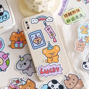 Simpatici adesivi con animali per scrapbooking e decorazione di custodie per telefoni