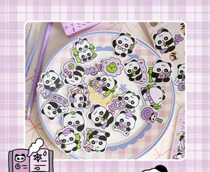 Set de pegatinas de pandas para diarios, álbumes de recortes y decoración de manualidades