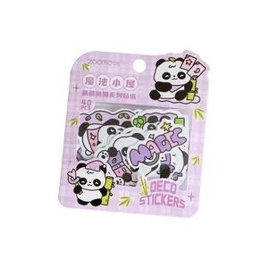 Schattige panda stickerset met 40 stuks voor scrapbooking en decoratie