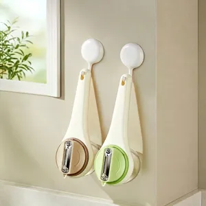 Pelador de verduras multifuncional de pared con contenedor y drenaje de suspensión